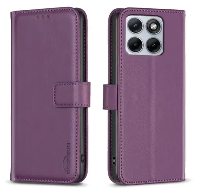 Produktbild von Motorola Edge 70 Fusion Hülle - BINFEN Klapphülle - Violett