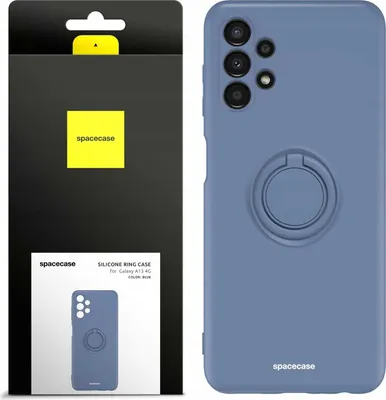 Produktbild von Spacecase Silikon Ring Galaxy A13 4G blau