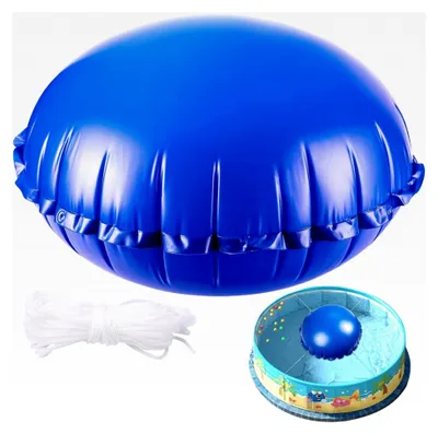 Produktbild von Poolabdeckkissen | Winter-Poolkissen | Mit Rundum-Seil 120x120 cm Frostschutz Eisausgleich Wasserunterstützung Schutz Bei Kälte Außenbereich