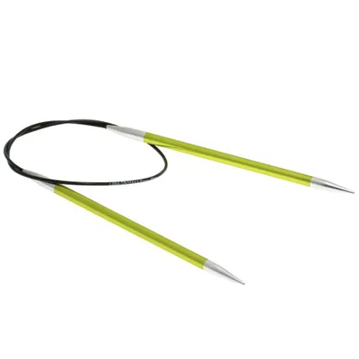 Produktbild von Lana Grossa Knit Pro Rundstricknadel Aluminium Rainbow verschiedene Längen/Stärken Länge Durchmesser 60 cm 5.5 mm