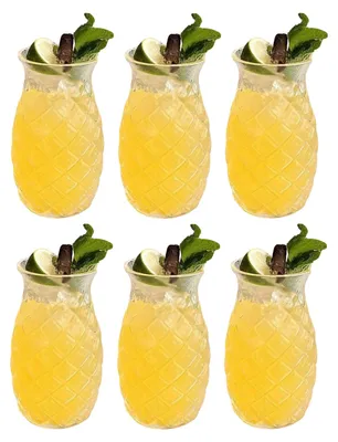 Produktbild von Cookinglife Cocktailgläser / Tiki Ananas Gläser - 400 ml - 6 Stück