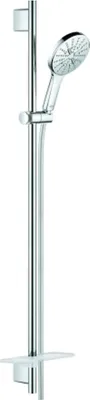Produktbild von Grohe Rainshower SmartActive – Duschset – Handbrause 130, 3 Strahlarten, Duschstange 90 cm und Duschschlauch, Chrom 26578000