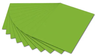 Produktbild von folia Tonpapier DIN A4 130 g/qm grasgrün 100 Blatt