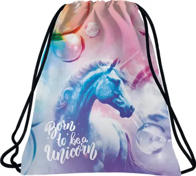 Produktbild von Einhorn Kinder Turnbeutel Sportbeutel Rucksack Sporttasche