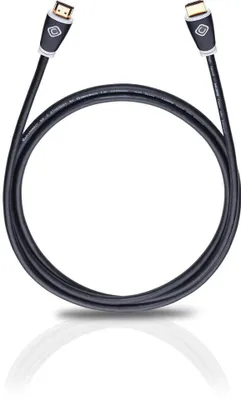 Produktbild von OEHLBACH 128, 2,5 m, HDMI Typ A (Standard), HDMI Typ A (Standard), 10,2 Gbit/s, Schwarz