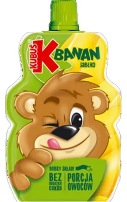 Productafbeelding van Kubuś Mus 100% Banaan, Appel, 100 gram x 8 stuks