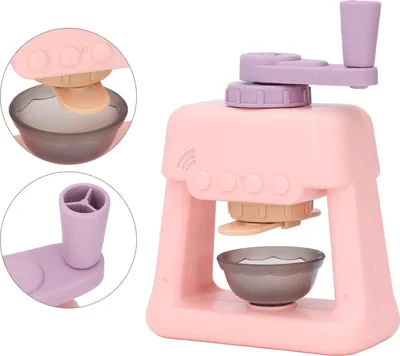 Productafbeelding van Kitchen Creations knetsets, pasta-ijsmachine, kleispeelgoed in verschillende kleuren voor kinderen, jongens en meisjes