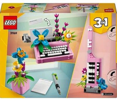 Immagine prodotto di LEGO Creator 3 in 1 Macchina da scrivere con fiori 31169