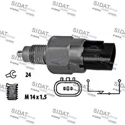Produktbild von SIDAT Rückfahrschalter Schalter Rückfahrleuchte 3.234275 für HYUNDAI ix35 (LM, EL, ELH)