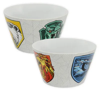 Produktbild von Harry Potter Müslischale - 4 Wappen Hogwarts Porzellanschüssel 500 ml