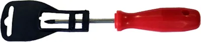 Produktbild von PROREGAL Schraubendreher Phillips Ph 03 10x08mm, Redplast