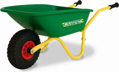 Produktbild von Kinderschubkarre Dempy grün/gelb BERG toys