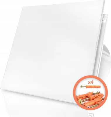 Produktbild von Dospel Badlüfter 100 mm, leistungsstark 130 m³/h, Decken- und Wandmontage