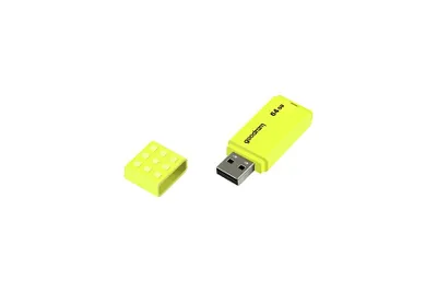 Image de GOODRAM UME2 - USB-Flash-Laufwerk - 64 GB - USB 2.0 - Gelb
