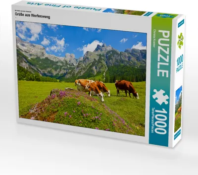 Produktbild von CALVENDO Puzzle Ein Motiv aus dem Kalender Grüße aus Werfenweng | 1000 Teile Lege-Größe 64x48cm Foto-Puzzle für glückliche Stunden