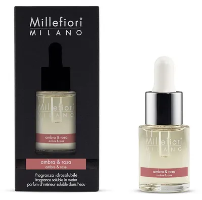 Immagine prodotto di Millefiori Milano Fragrance Soluble in Water Ambra & Rosa 15 ml