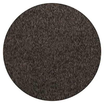 Image de Nizza tapis poils court bouclé rond Ø 200cm brun