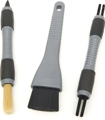 Immagine prodotto di Set 5 spazzole pulizia auto, per dettagli con setole morbide per l'interno e l'esterno auto , pulizia delicata e facile - uso universale - per cerchi, interni auto, motore, scarico, sedili, 3 pezzi