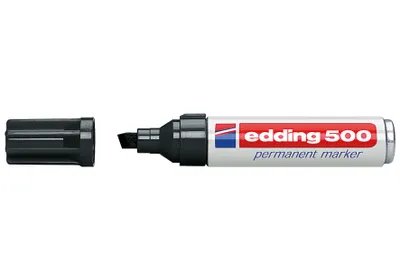 Zdjęcie produktu dla Edding 500, Czarny, Czarny, Biały, 2 mm, 7 mm, 10 szt.