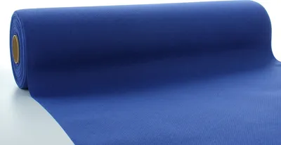 Produktbild von Airlaid Tischläufer Royalblau, 40 cm x 24 m , 1 Stück - Mank