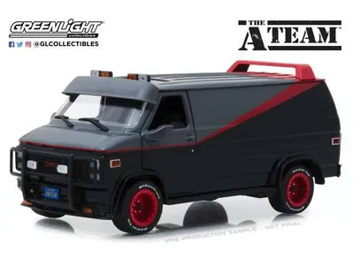 Produktbild von Greenlight Collectibles A-Team Diecast Modell 1/24 1983 GMC Vandura GL84072