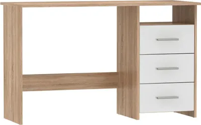 Obrázek produktu pro Kondela Univerzální PC stolek Laristote New L/P - dub sonoma / bílá