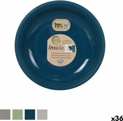 Immagine prodotto di Piastra piatta Dem in plastica Ø 25 x 25 x 2 cm (36 pezzi)