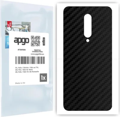 Produktbild von apgo Rückseite Schutzfolie für OnePlus 7 Pro -  Hinten Schutzfolie Carbon, Rückseite Folie schützt vor Kratzern und Fingerabdrücken