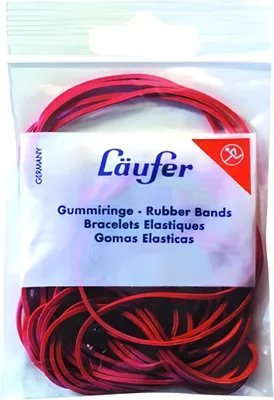 Immagine prodotto di L„ufer RONDELLA Gummiringe im Beutel - 10 g, 20 mm, rot