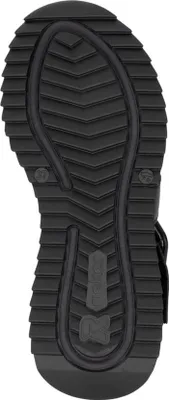 Produktbild von Rieker Damen Sandale aus Leder leicht mit Schnalle und weichem Fußbett W2950, Größe:39 EU, Farbe:Schwarz
