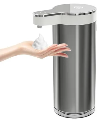 Produktbild von INF Edelstahl Schaumspender berührungslos 400ML USB für Küche Bad