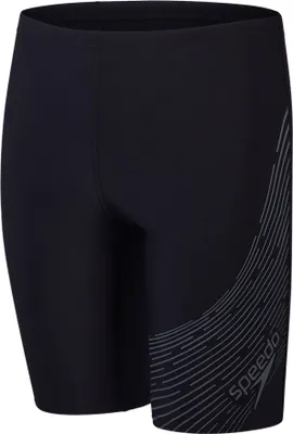 Zdjęcie produktu dla Chłopięce kąpielówki Speedo Medley Logo Jammer, Kolor:Czarno-szary, Rozmiary dziecięce:152