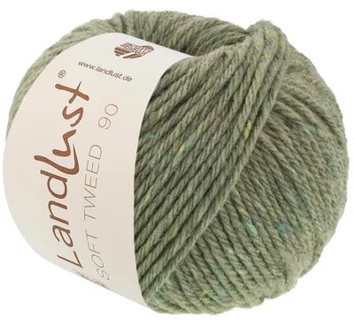Produktbild von Lana Grossa - Landlust Soft Tweed 90 0035 salbeigrün meliert