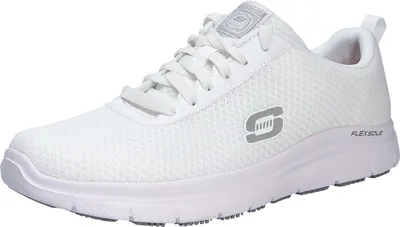 Obrázek produktu pro Pracovní obuv Skechers FLEX ADVANTAGE SR v plusových velikostech bílá 77125EC WHT velká uni obuv