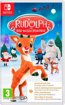 Productafbeelding van Nintendo Games Switch, Rudolph de rode neus rendier, Transparant, Transparant, One Size