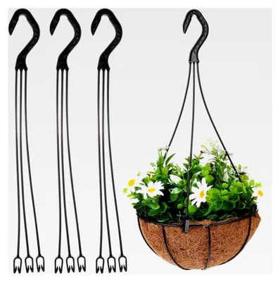 Produktbild von 25 Stück Kunststoff-Blumentopfhalter für Garten und Pflanzen