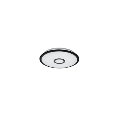 Obrázok produktu pre Trio Leuchten - Moderné stropné svietidlo I Stropné svietidlo I Lampa I Svetlo čierne 42 cm vrátane LED s diaľkovým ovládaním - Bente Dimmer I Stmievateľné I Obývacia izba I Spálňa - Plastové okrúhle - I (nevymeniteľné) LED