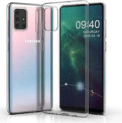 Produktbild von Samsung Galaxy A71 Case Handyhülle Case Hülle Silikon Transparent
