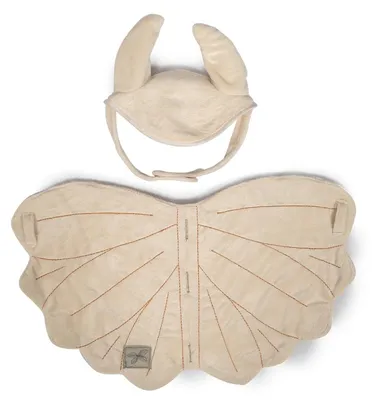 Produktbild von ByASTRUP – Satteldecke und Ohrenhaube für Hobby Horses – Creme