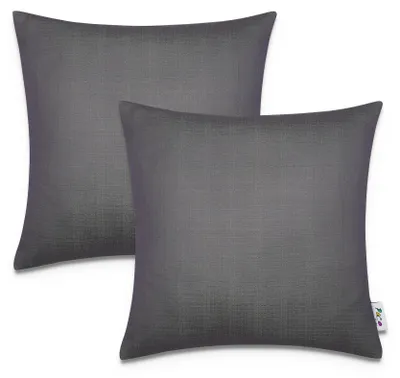 Produktbild von 2er Set Kissenbezug 45x45 Dekokissen Kissenhülle Streifen Indoor Outdoor Deko