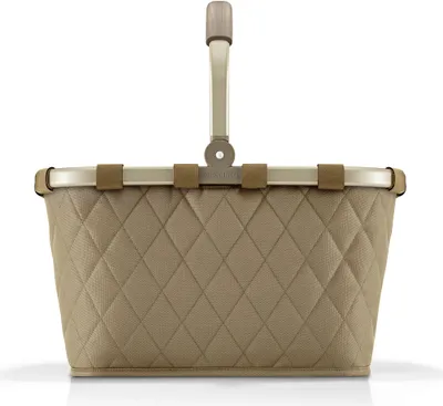 Obrázek produktu pro reisenthel carryrybag, nákupní košík, piknikový koš, Frame Rhombus Olive, 22 L, BK5047