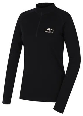 Immagine prodotto di Maglia termica Merino Merow Zip, taglia L, colore nero