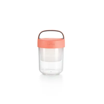Zdjęcie produktu dla Pojemnik JAR TO GO różowy 400 ml / Lekue