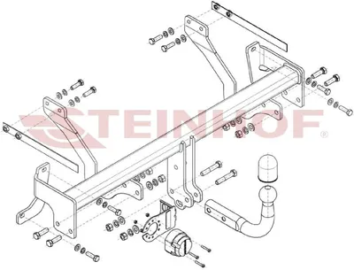 Produktbild von Z546362 Anhängerkupplung passend für FIAT Doblo Work-Up 08/2011-2022 starr