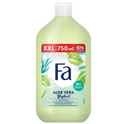 Obrázek produktu pro Fa Aloe Vera Yoghurt Kremowy Żel pod prysznic, o zapachu aloesu, 750ml