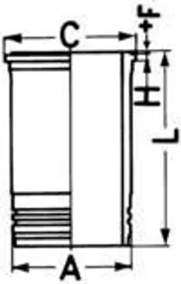 Produktbild von KOLBENSCHMIDT Zylinderlaufbuchse 89898110 9mm 229,1mm 120mm