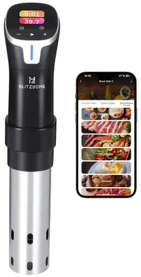 Obrázok produktu pre Varenie metódou sous vide, ovládanie prostredníctvom dotykovej obrazovky, pripojenie cez Wi-Fi, s Wi-Fi, EÚ