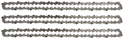 3 Sägeketten, .325", 1,5 mm, 64 Treibglieder, 38 cm, Vollmeißel