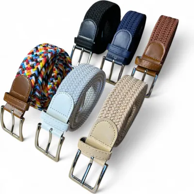 Produktbild von 6 Stück elastischer Gürtel – Stretchgürtel