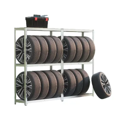 Immagine prodotto di Portapneumatici TYRE, 120x40x180cm, max. 795kg, acciaio/marrone chiaro